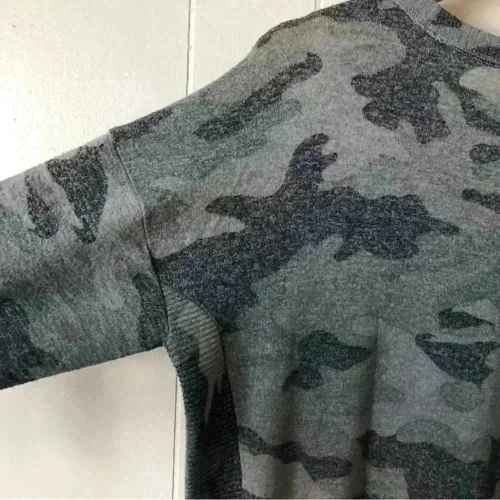 Lucky Brand Camouflage Viscose Blend Dress Size M - Picture 4 of 9